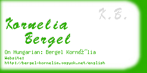 kornelia bergel business card